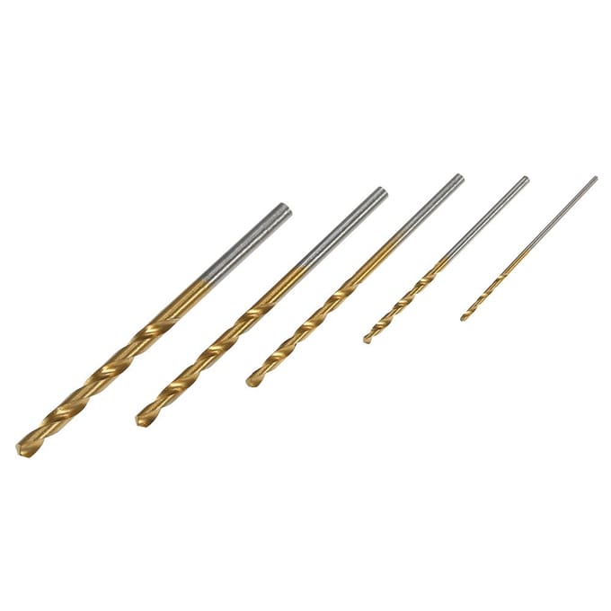 50 stuks HSS Plating Titanium Twist Boorbitset Metrisch Systeem 1.0-3.0mm High Speed Steel Titanium