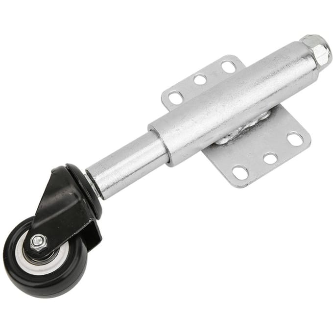 2 PU Poortwiel Veerbelast Zwenkwiel Heavy Duty 110lbs Laadvermogen