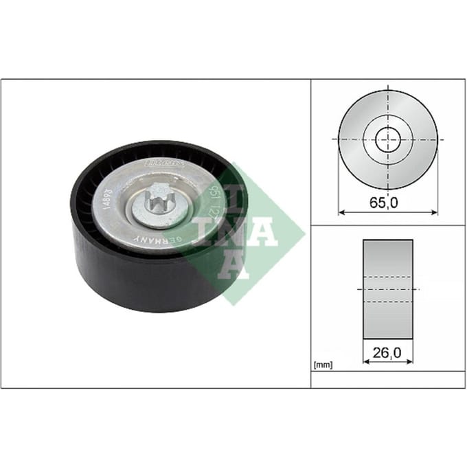 Schaeffler Ina Rondsel/geleiderpoelie, V-riem INA 532 0630 10