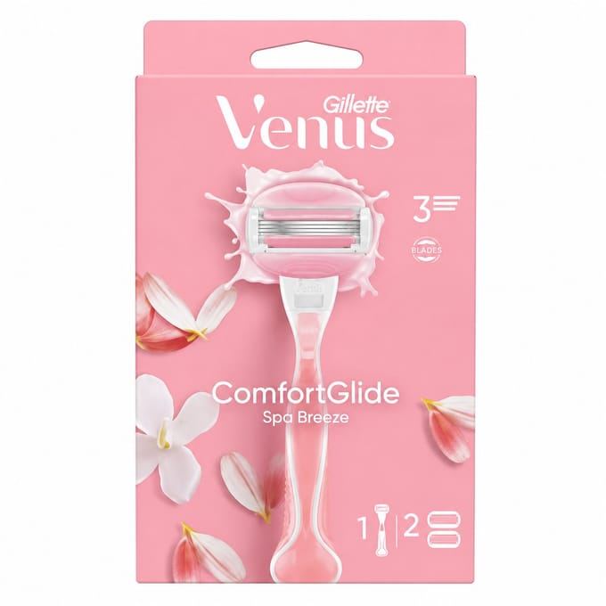 Gillette Venus ComfortGlide Spa Breeze Dames Scheermes Met 2 Navulmesjes