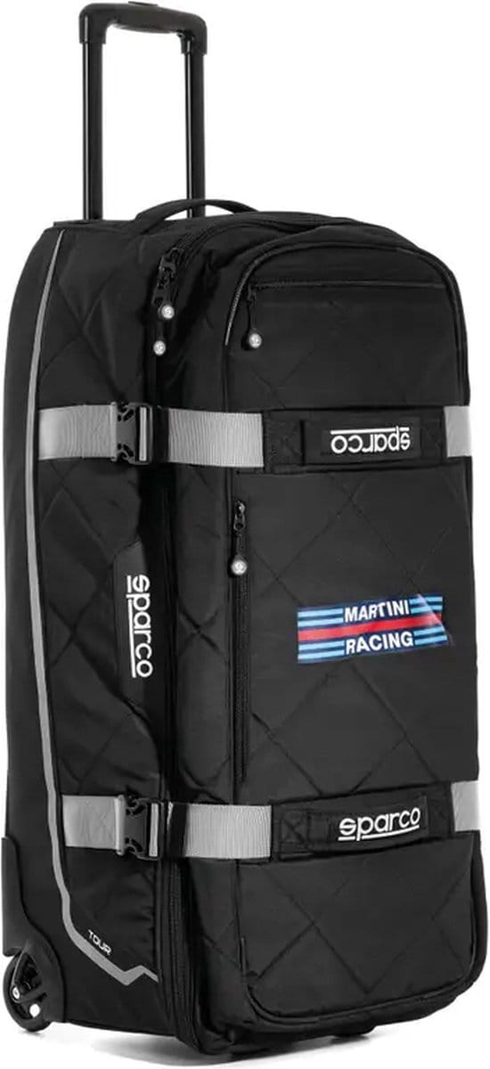 Sparco Martini Racing Borsa Tour Martini-R Tas - Zwart/Zilver — Maat Onesize