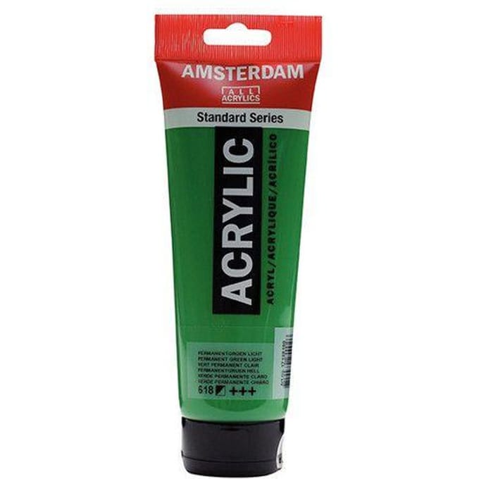 Acrylverf - 618 Permanentgroen Licht - Amsterdam - 250 ml