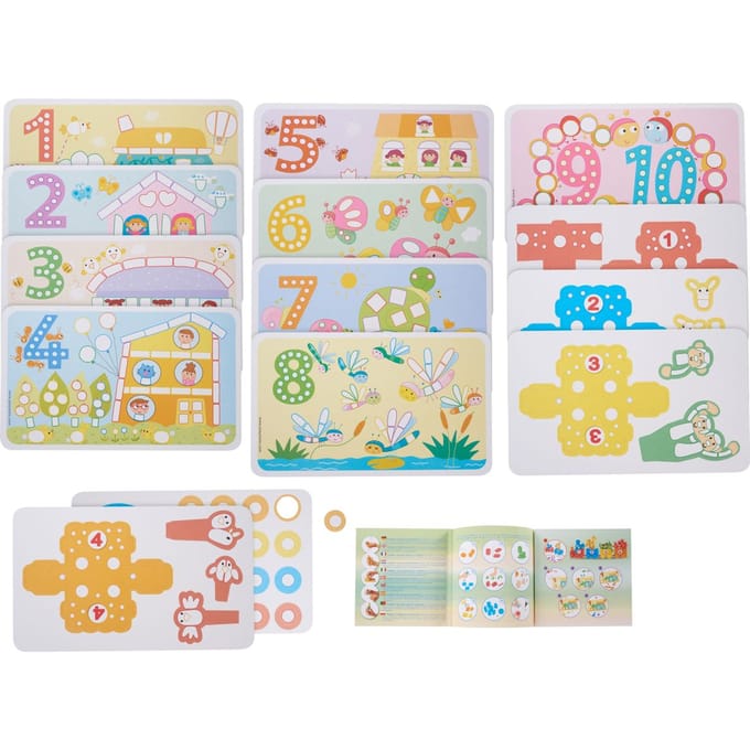 Playmais Card set "Fun to learn numbers"