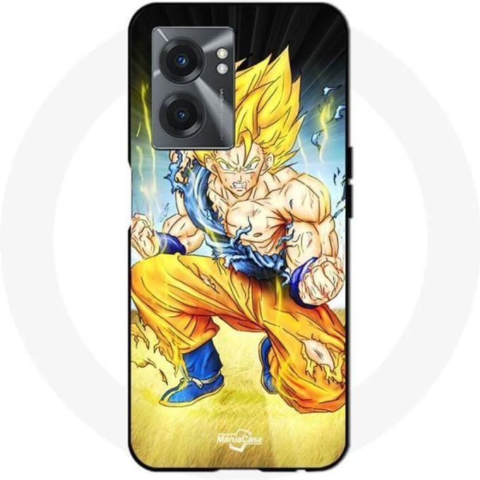 Realme V23 case goku knielt op de grond
