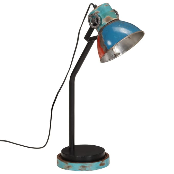 vidaXL Bureaulamp 25 W E27 18x18x60 cm meerkleurig