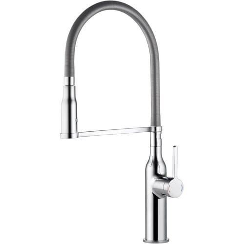 KWC SIN Single lever sink mixer with pull-out shower, front window installation 10.261.432.000FLVMS