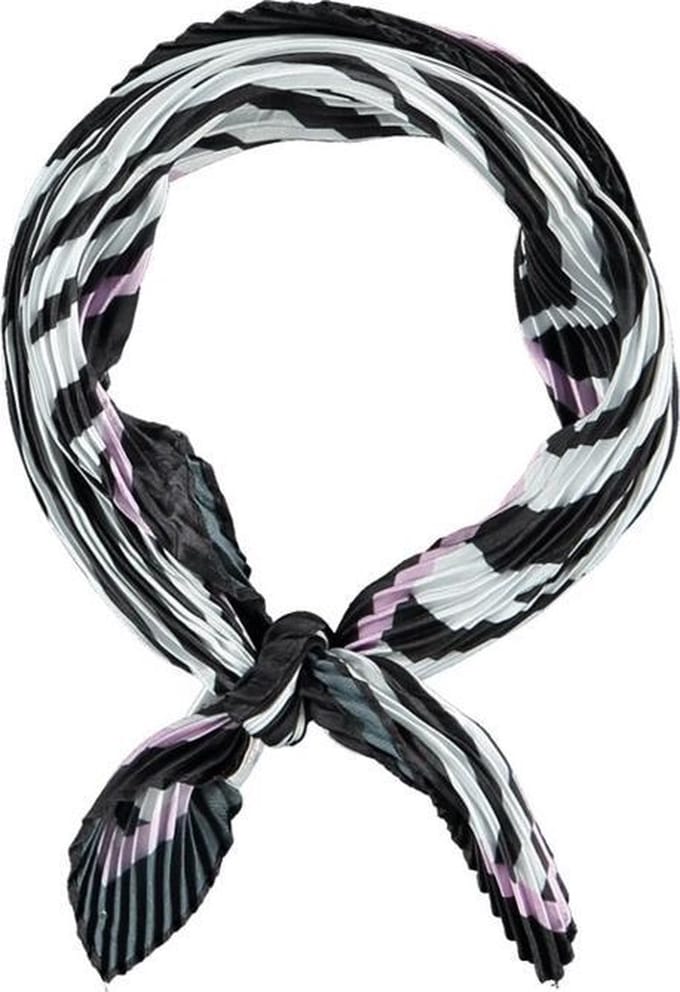 Sarlini Neksjaaltje | Haarsjaaltje Square Black/Lila