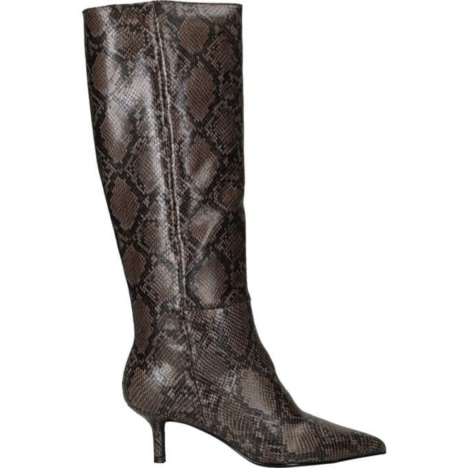 POSH by Poelman Lange laarzen - Dames - Bruin - Maat:41