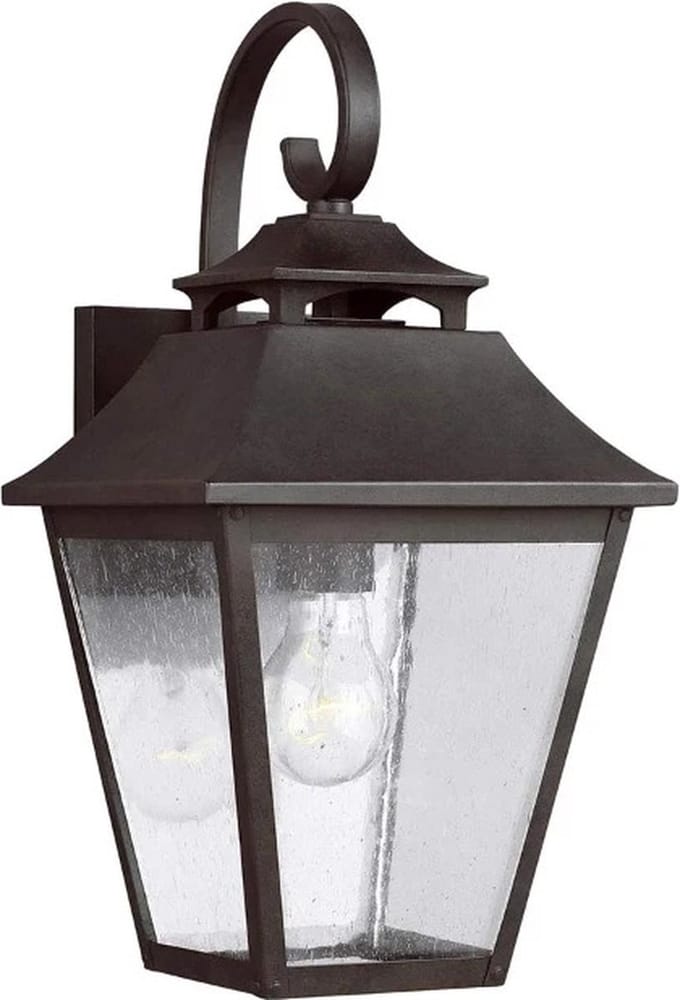 Feiss LED Wand Buitenlamp Galena | 1X E27 Max 60W | IP44 | Dimbaar | Sable