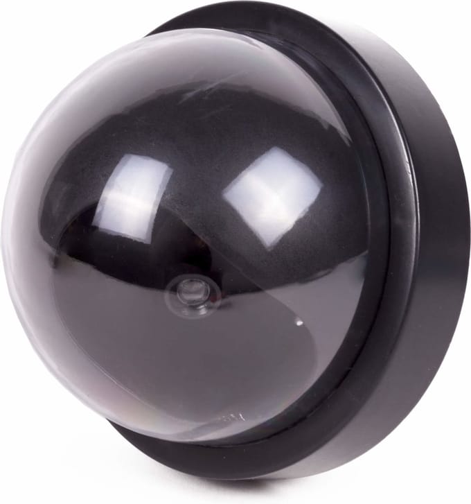 Dummy beveiligingscamera - voor binnen en buiten - LED / sensor - batterij