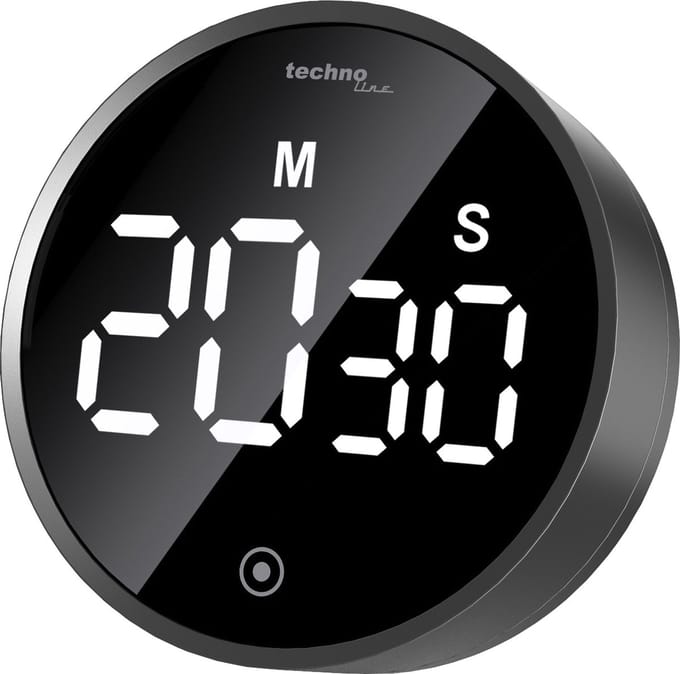 Technoline Kookwekker KT 600 82 x 82 x 34mm Zwart
