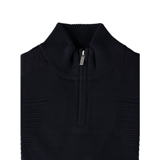 Fellows United - Half zip trui - Mannen - L - Blauw - Katoen - 52.1118