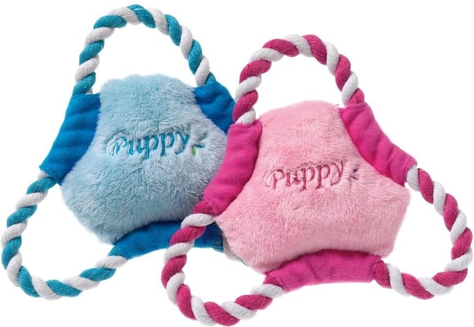 Flamingo Puppy Frisbee - Hondenspeelgoed -  - Blauw