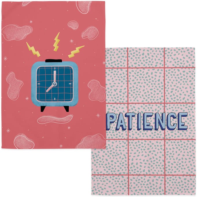 Set van 2 theedoeken Patience | Aware