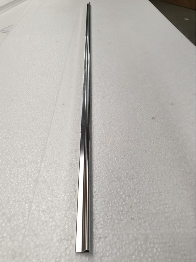 Wiesbaden Bodemstrip 79 cm. TBV 20.3840 - Chroom