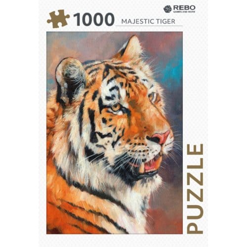 Rebo Legpuzzel 1000 Stukjes - Majestic Tiger