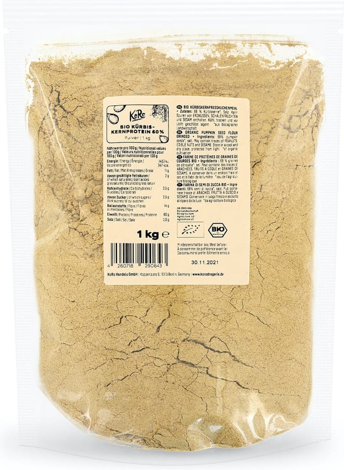 KoRo | Bio pompoenpiteiwit 60% 1 kg
