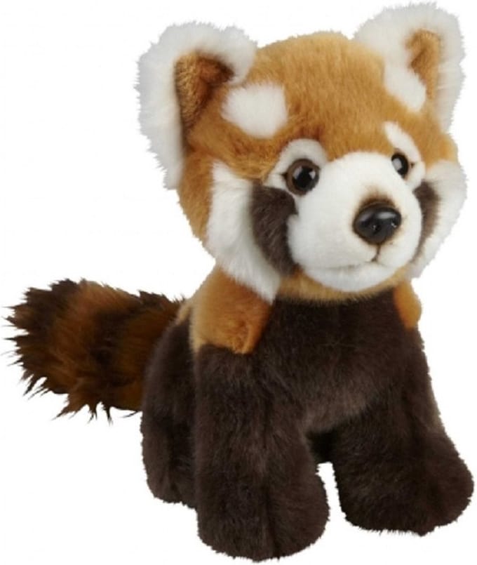 Ravensden Pluche Rode Panda knuffel - 18 cm - Speelgoed knuffeldieren - pandabeer - beren