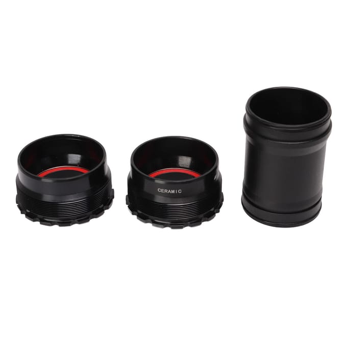 T47 Fiets Trapas 24mm Fiets Trapas met Keramische Lagers voor Fietsen black