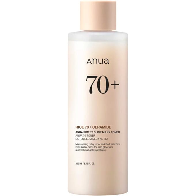 Anua - Rice 70 Glow Milky Toner  Gezichtstoner