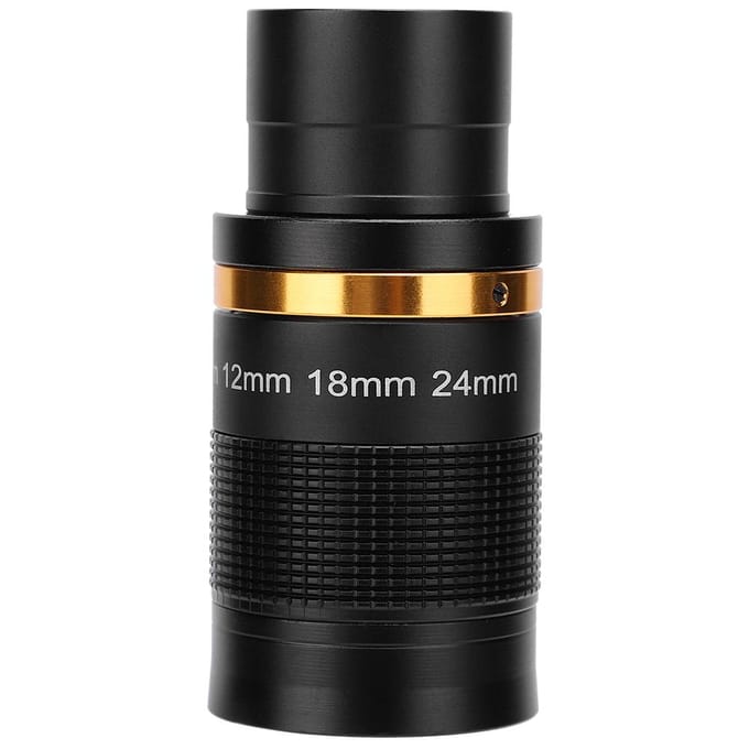 Astronomische Telescoop 8‑24mm Continue Zoom Oculair Observatie 1.25inch31.7mm Zwart gray