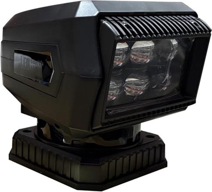 Hollex zwart Zoeklicht LED 60W met Afstandsbediening - schroefmontage