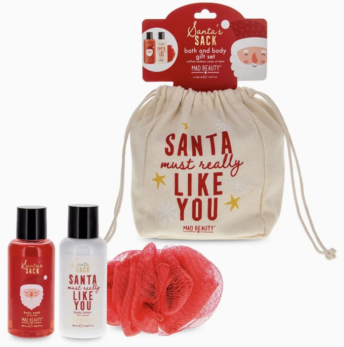 Mad Beauty Santa's Sack Cadeauset - De kerstman moet je wel mogen