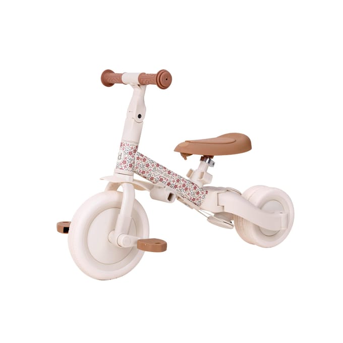 Little Dutch 4 in 1 twee- en driewieler fiets Off-White dames