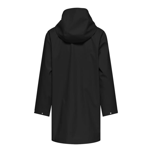 Jacqueline de Yong Rosemary raincoat Zwart