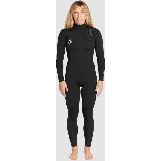 Volcom 3/2mm Chest Zip Full Wetsuit zwart