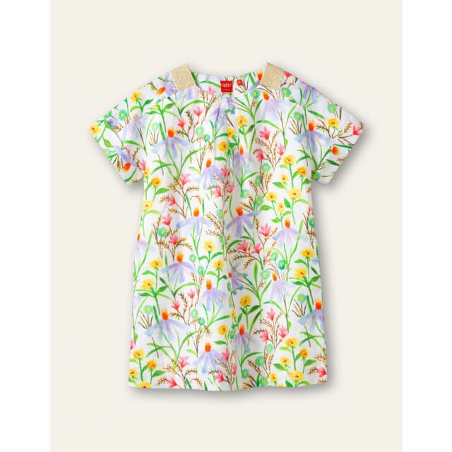 Oilily - Daflower dress - Wit - 92/2T