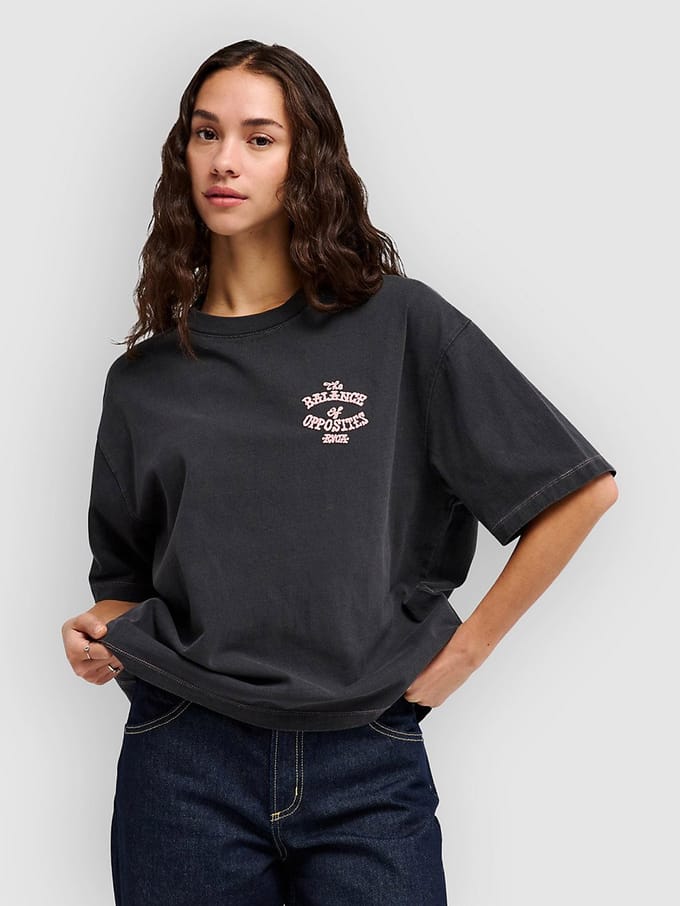 RVCA Dalas Snake Oversized T-Shirt zwart
