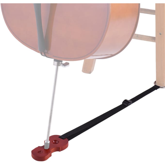 Hout Cello Eindpin Antislip Stop Houder Steun Anker Beschermer Pad Cello Vorm Burlywood Kleur