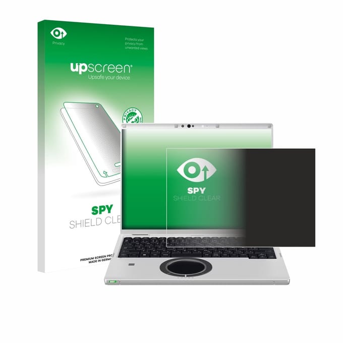 upscreen - privacy screenprotector voor Panasonic CF-FV3 - Folie Beschermfolie Blauwlichtfilter