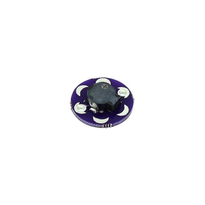 Zoemer Module - Passieve Component - Signaal Geluid - Dun PCB Ontwerp - 20 mm Diameter - Zwart