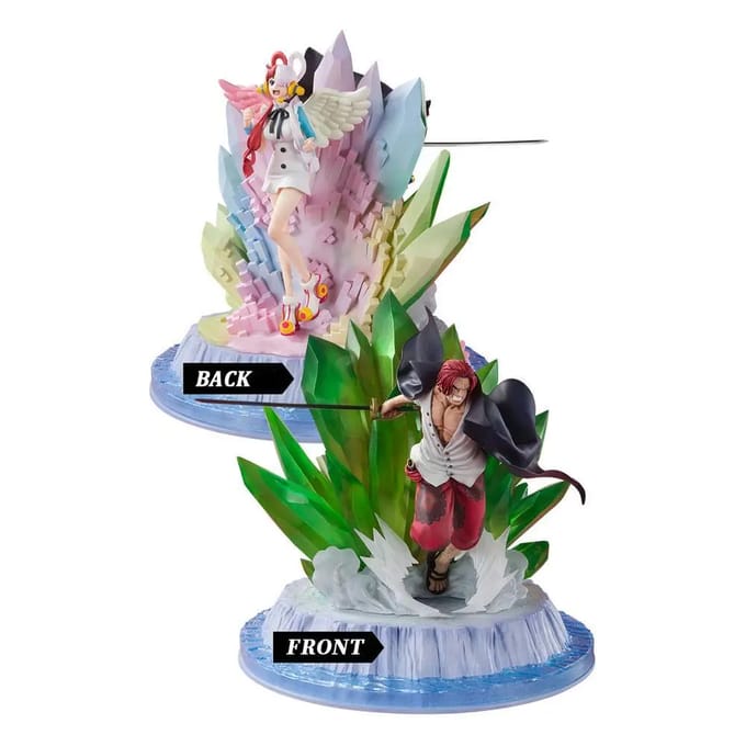 Pvc beeldje Bandai One Piece Film: FiguartsZERO Shanks & Uta
