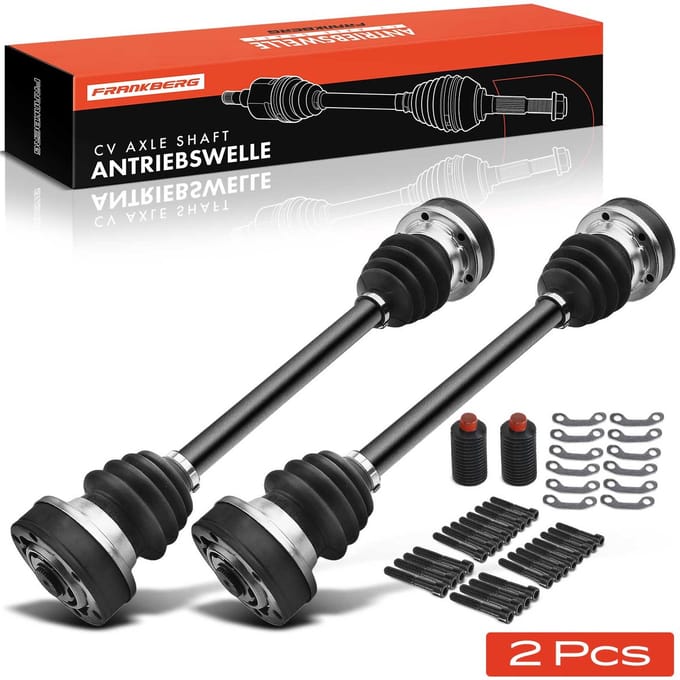 Frankberg 2x Aandrijfas Achteras voor VW Transporter III