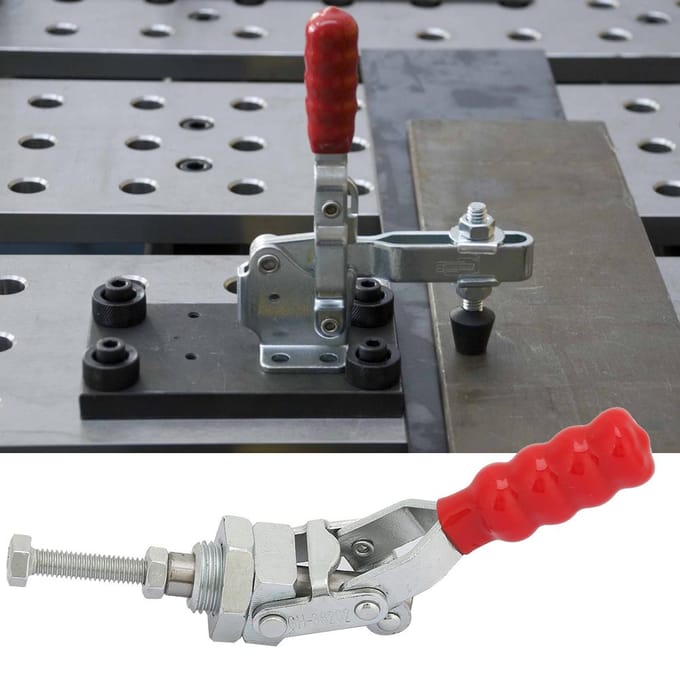 Gegalvaniseerd IJzer 10mm Bereik PushPull Snelspanner 100kg Klemkracht