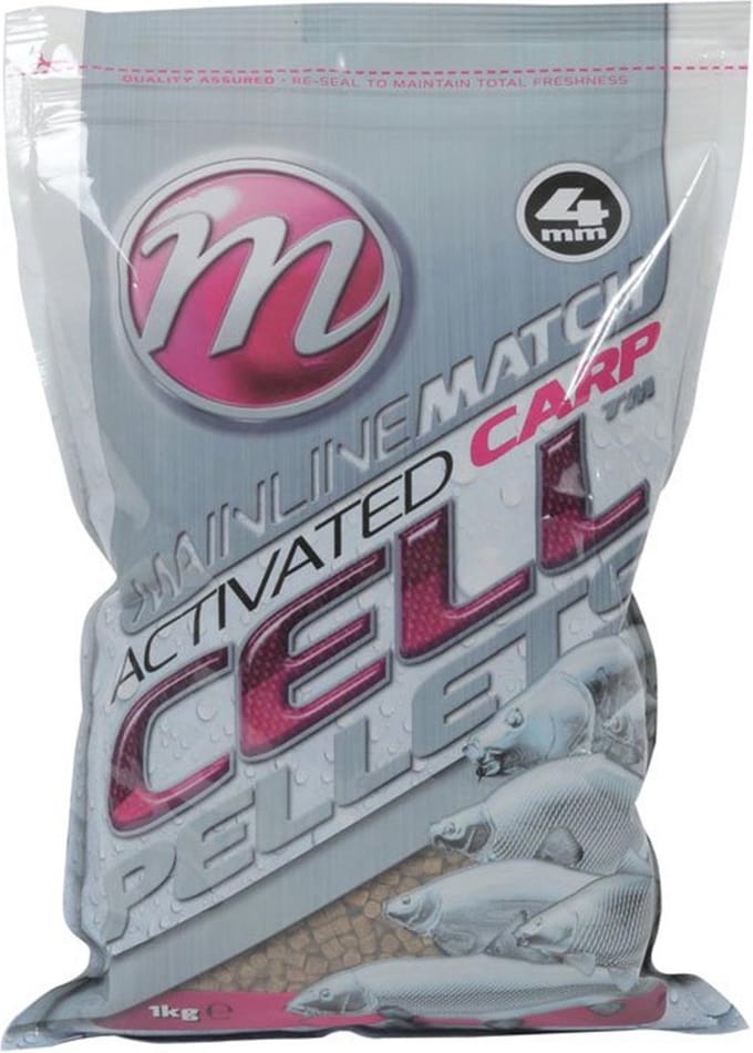 Mainline - Match Activated | Carp Course Pellets | Cell | 4mm | 1kg - Beige