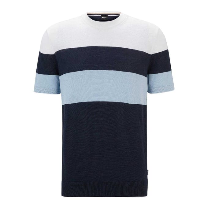 Boss Heren Tramonte T-Shirt (Donkerblauw)