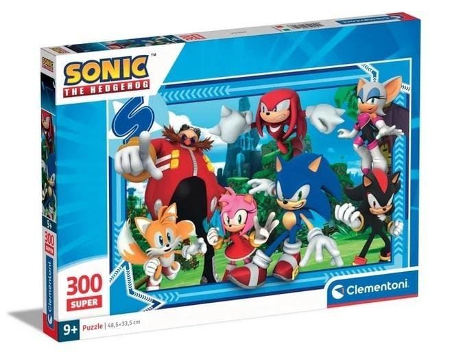 Clementoni - Puzzel - 300 Stukjes - Sonic the Hedgehog Super Sonic - Puzzel Voor Kinderen - Vanaf 9 Jaar
