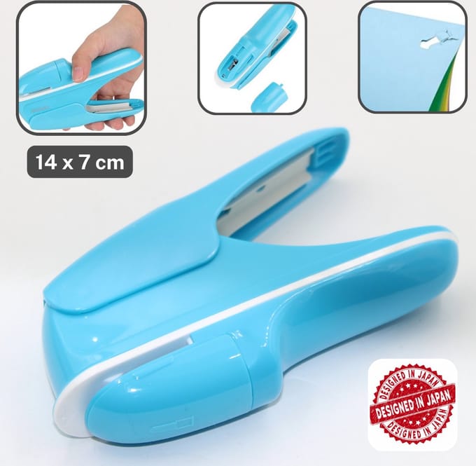 NIET-LOZE NIETJESMACHINE, Japans Ontwerp, Kleur BLAUW