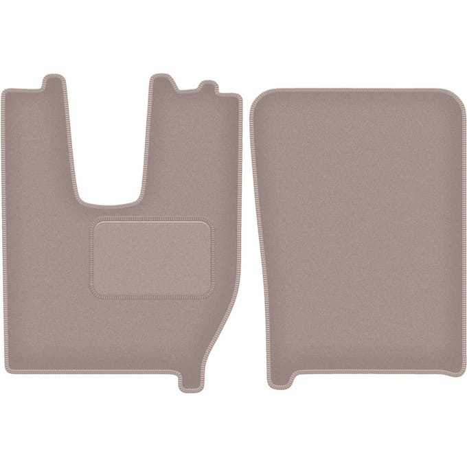 Beige veloursmatten voor: Iveco S-WAY vrachtwagen- (2019-)