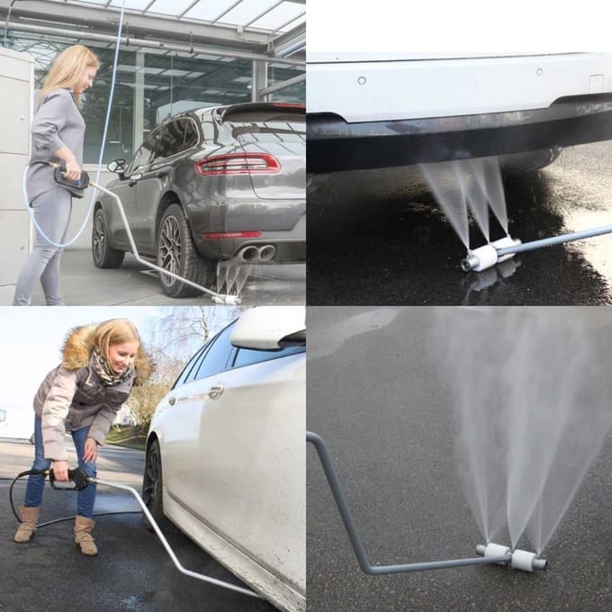 R+M Suttner - Professionele Roestvrijstaal Chassis Cleaner – Hogedruk Bodemreiniger - Black&Decker