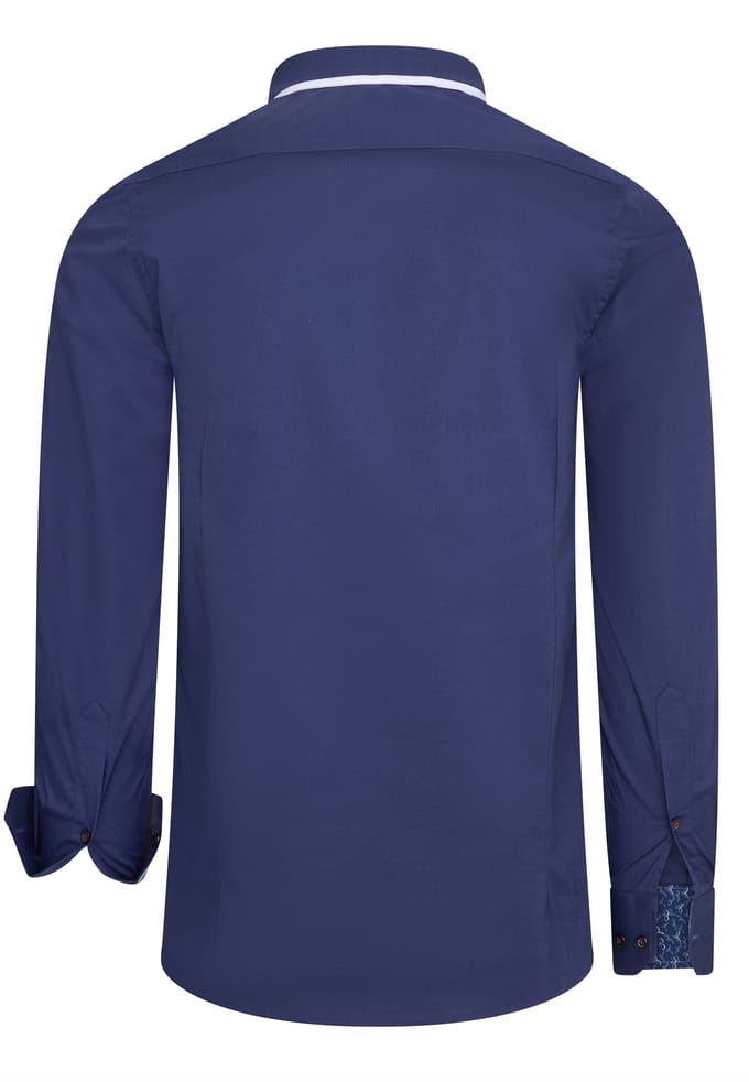 Rusty Neal Overhemden Overhemd Regular Fit Blauw