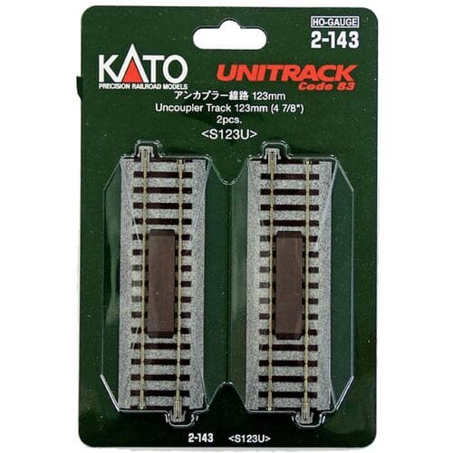 H0 Kato Unitrack 2-143 Ontkoppelrails 123 mm 2 stuk(s)