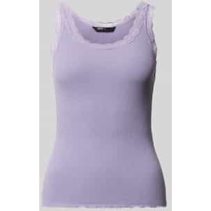 slim fit tank top van katoenmix model 'SARA'