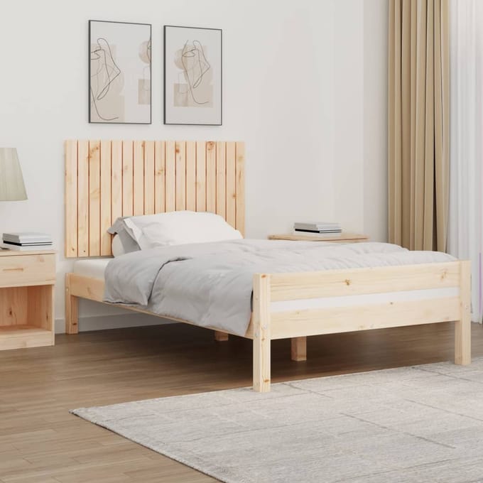 vidaXL - Wandhoofdbord - 108x3x60 - cm - massief - grenenhout