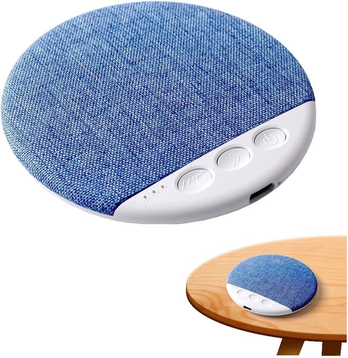 Dunne Luidspreker - Onder Kussen Geluid - Rustig Slapen - Geen Oordruk - 10 cm - Wit