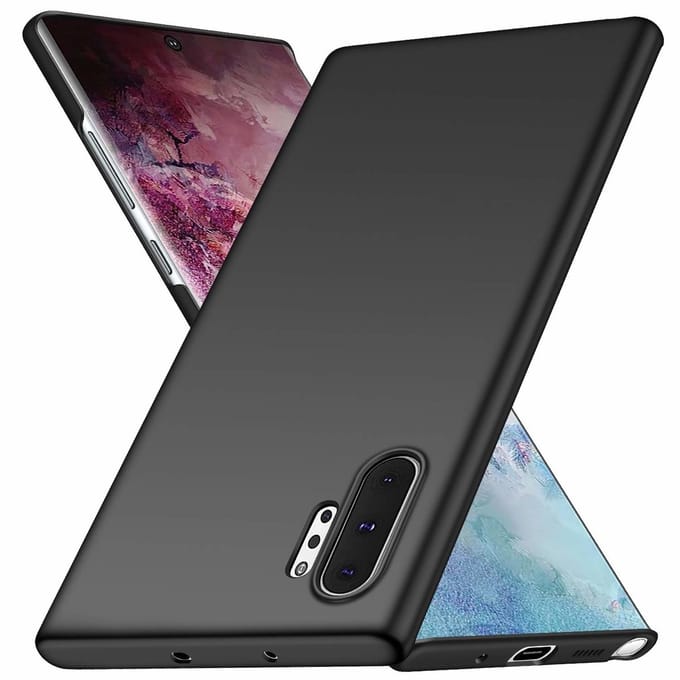 Ntech Back Cover Hoesje Geschikt Voor Samsung Galaxy Note 10 Plus Zwart
